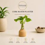 Cork Bloom Planter (L9 ×W7 × H9 CMS) - Image 2