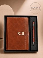 Leather Diary Set
